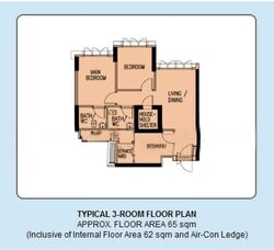 Blk 672B Waterway Banks (Punggol), HDB 3 Rooms #635984971